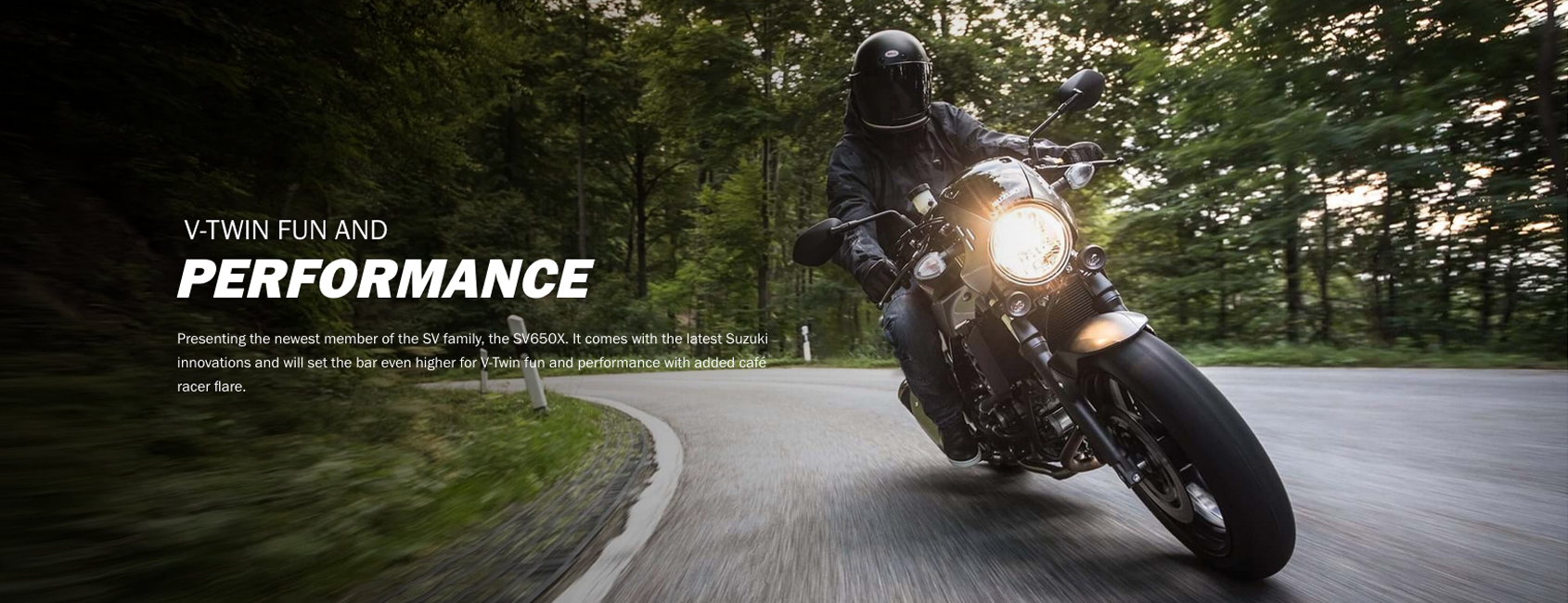 SV650X V-TWIN FUN MACHINE